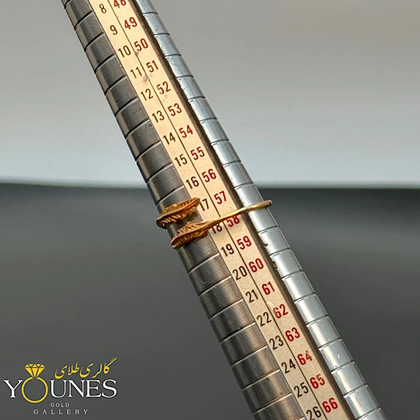 انگشتر مینیمال پر طلا